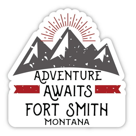 Fort Smith Montana Souvenir 4-Inch Magnet Adventure Awaits Design
