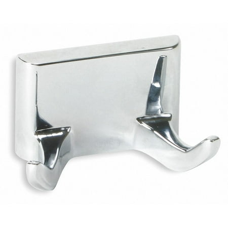 Sim Supply Bathroom Hook 2 Hook 1-1-2In D Chrome 2VAL4 2VAL4 ZO-G3358257