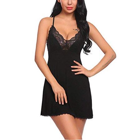 Sinhoon Women Chemise Lingerie Sexy Nightie Full Slips Lace Babydoll Sleepwear Dress
Sinhoon Women Chemise Lingerie Sexy Nightie Full Slips Lace Babydoll Sleepwear Dress
