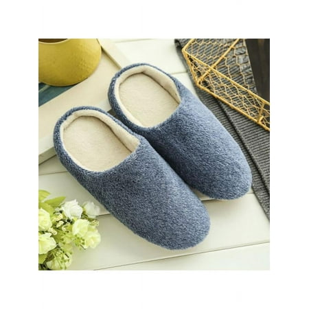 Women Slippers Slip On Plush Soft Winter Warm Ladies Home Indoor Shoes Non Slip