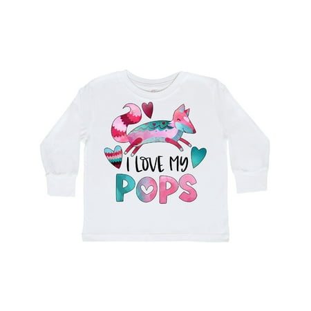 Inktastic I Love My Pops Pink and Blue Fox with Hearts Gift Toddler Boy or Toddler Girl Long Sleeve T-Shirt
Inktastic I Love My Pops Pink and Blue Fox with Hearts Gift Toddler Boy or Toddler Girl Long Sleeve T-Shirt