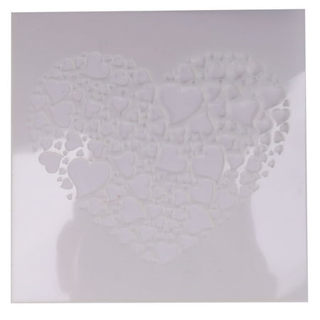 icdrIesnte Plastic Cake Foam Spray Template Barista Stencils Decoration Garland Mold Fancy Cake Printing Flower Model (Heart)
icdrIesnte Plastic Cake Foam Spray Template Barista Stencils Decoration Garland Mold Fancy Cake Printing Flower Model (Heart)
