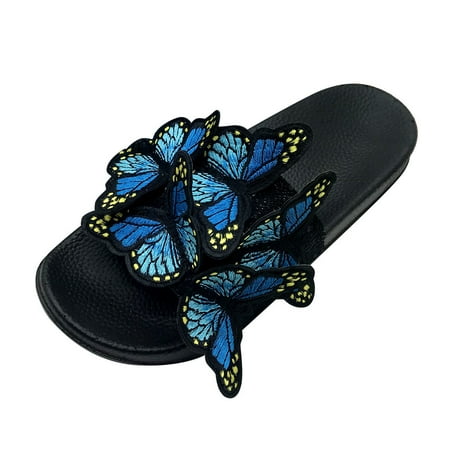 iOPQO Women s slipper Women s Ladies Fashion Casual Butterfly Open Toe Outdoor Slippers Beach Shoes Ladies Foreign Trade Leisure Blue 36
iOPQO Women s slipper Women s Ladies Fashion Casual Butterfly Open Toe Outdoor Slippers Beach Shoes Ladies Foreign Trade Leisure Blue 36