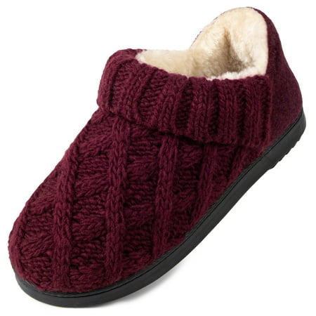 LongBay Women s Warm Wool Yarn Cable Knitted Bootie Slippers Memory Foam Anti-Skid Sole House Shoes Indoor Outdoor
LongBay Women s Warm Wool Yarn Cable Knitted Bootie Slippers Memory Foam Anti-Skid Sole House Shoes Indoor Outdoor