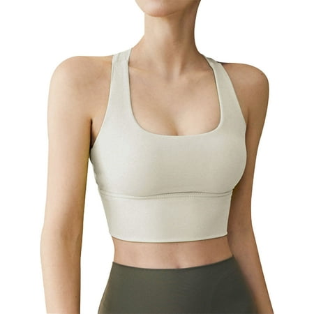 dianhelloya sports bras for women Women Sport Bra Vest Cross Back Solid Color High Strength Elastic Slim Fit Shockproof Gather Jogging Workout Exercise Brassiere Top Inner Wear Clothes
dianhelloya sports bras for women Women Sport Bra Vest Cross Back Solid Color High Strength Elastic Slim Fit Shockproof Gather Jogging Workout Exercise Brassiere Top Inner Wear Clothes