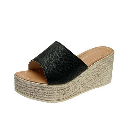 GERsome Women Casual Wedges Sandals Thick Bottom Slippers Summer Beach Comfortable Slippers
GERsome Women Casual Wedges Sandals Thick Bottom Slippers Summer Beach Comfortable Slippers