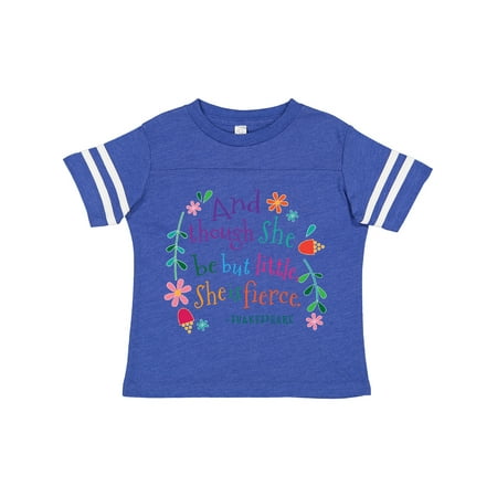Inktastic She is Fierce Funny Shakespeare Quote Gift Gift Toddler Toddler Girl T-Shirt
Inktastic She is Fierce Funny Shakespeare Quote Gift Gift Toddler Toddler Girl T-Shirt