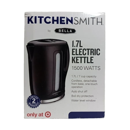 ELECTRIC KETTLE KITCHENSMITH BY BELLA 1.5L 110V 1500 watts
