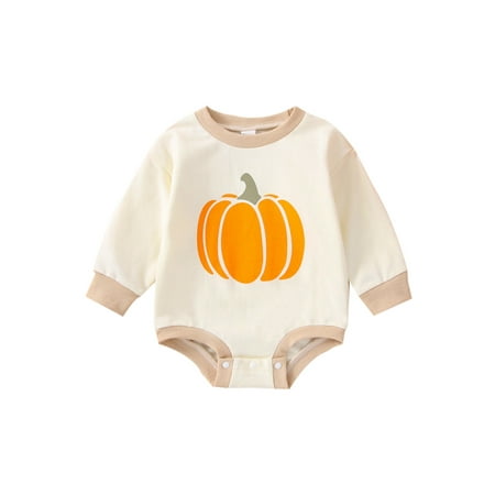 Huakaishijie Baby Boy Girl Halloween Pumpkin Sweatshirt Romper Sweater Tops Clothes 0-24 Months
Huakaishijie Baby Boy Girl Halloween Pumpkin Sweatshirt Romper Sweater Tops Clothes 0-24 Months