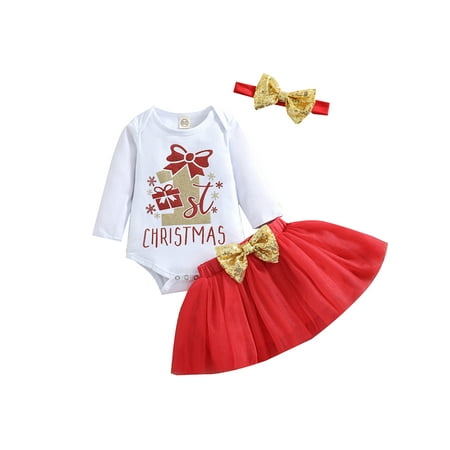 FOCUSNORM My 1st Christmas Infant Baby Girls Clothes Set Letter Santa Romper Tutu Skirts Outfits
FOCUSNORM My 1st Christmas Infant Baby Girls Clothes Set Letter Santa Romper Tutu Skirts Outfits