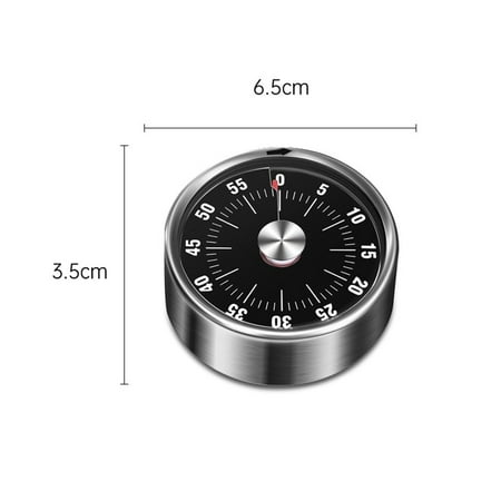 ALSLIAO Kitchen Mechanical Timer Cooking Magnetic Timer Rotary Stainless Steel Countdown
ALSLIAO Kitchen Mechanical Timer Cooking Magnetic Timer Rotary Stainless Steel Countdown