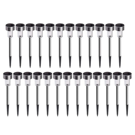 25PCS Mini Solar LED Lights Creative Garden Lamp Stainless Steel Pathway Lights for Yard Driveway Landscape (White Light)
25PCS Mini Solar LED Lights Creative Garden Lamp Stainless Steel Pathway Lights for Yard Driveway Landscape (White Light)