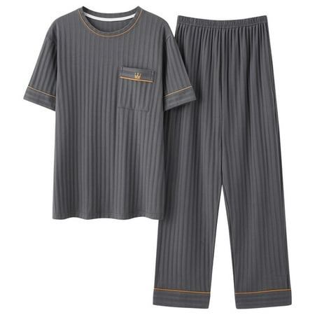 QWZNDZGR Summer Knitted Cotton Mens Pyjamas Casual Short Tops Lattice Long Pants Sets V-neck Pajamas Fashion Men Sleepwear 5XL Homewear
QWZNDZGR Summer Knitted Cotton Mens Pyjamas Casual Short Tops Lattice Long Pants Sets V-neck Pajamas Fashion Men Sleepwear 5XL Homewear
