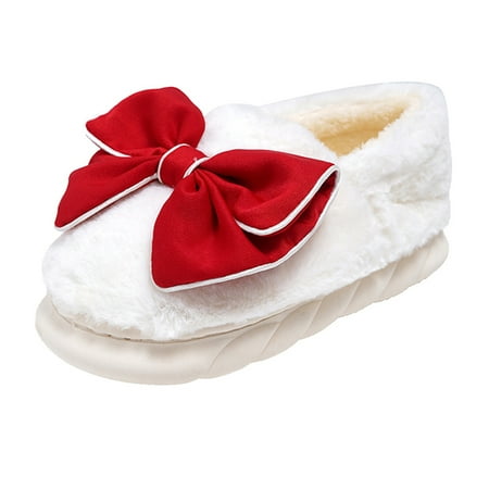 Women s Plush Marshmallow Slide on House Slipper Clog with Memory Foam