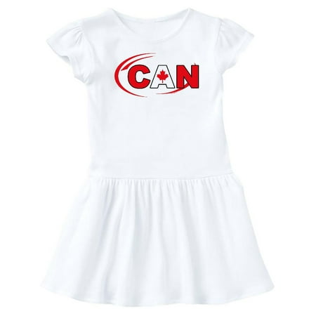 Inktastic Country Code Canada Gift Baby Girl Dress