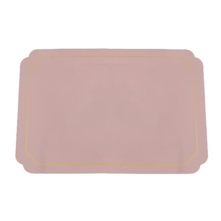 Lohuatrd Nordic Placemat Rectangular Gold Edge Design Heat Resistant Easy to Clean Space-saving Foldable Mat for Kitchen Dining Table
Lohuatrd Nordic Placemat Rectangular Gold Edge Design Heat Resistant Easy to Clean Space-saving Foldable Mat for Kitchen Dining Table