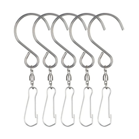 BTJX Metal Wind Turn Hook Wind Chime Hook Stainless Steel Free Rotation Bearing Small Hook
BTJX Metal Wind Turn Hook Wind Chime Hook Stainless Steel Free Rotation Bearing Small Hook