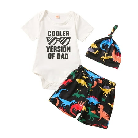 Mikrdoo Newborn Baby Boys Outfits Sunglasses 6 Months Baby Boys Summer Romper Dinosaur 9 Months Boys Shorts Hat 3Pcs Clothes Set White
Mikrdoo Newborn Baby Boys Outfits Sunglasses 6 Months Baby Boys Summer Romper Dinosaur 9 Months Boys Shorts Hat 3Pcs Clothes Set White