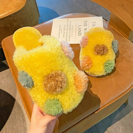 CoCopeaunt Cute plush Womens winter indoor slippers warm plush home Womens slippers autumn and winter shoes home flat floor
CoCopeaunt Cute plush Womens winter indoor slippers warm plush home Womens slippers autumn and winter shoes home flat floor