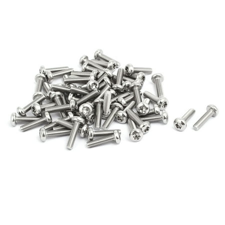 Unique Bargains M4x16mm 304 Stainless Steel Button Head Torx Screws Fasteners 60pcs
Unique Bargains M4x16mm 304 Stainless Steel Button Head Torx Screws Fasteners 60pcs