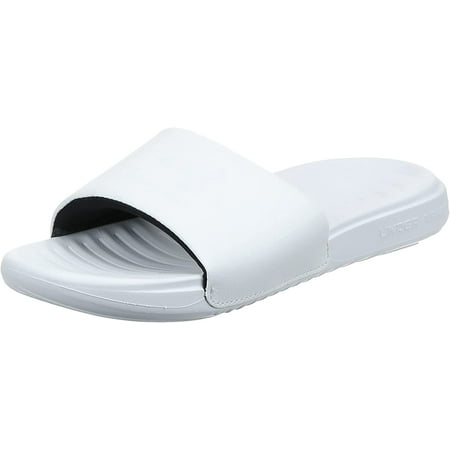 Under Armour Womens Ansa Fix Slide Sandal 7 White 101/White