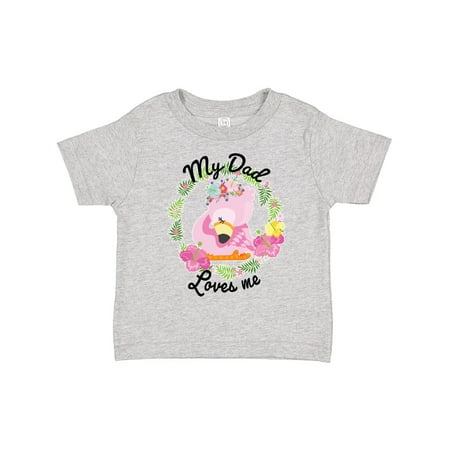 Inktastic Baby Flamingo My Dad Loves Me with Flower Wreath Gift Toddler Boy or Toddler Girl T-Shirt
Inktastic Baby Flamingo My Dad Loves Me with Flower Wreath Gift Toddler Boy or Toddler Girl T-Shirt