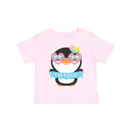 Inktastic I m 4 Cute Penguin with Sunglasses and Flowers Boys or Girls Toddler T-Shirt
Inktastic I m 4 Cute Penguin with Sunglasses and Flowers Boys or Girls Toddler T-Shirt
