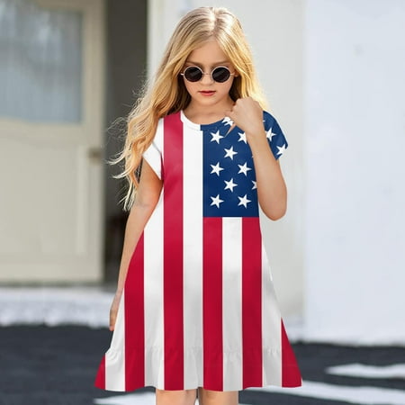 Aayomet Baby Girl Clothes Toddler Kids Girl Fourth Of July Independent Day Star Stripes Prints Short Sleeves Party Princess Hot Pink 5-6 Years
Aayomet Baby Girl Clothes Toddler Kids Girl Fourth Of July Independent Day Star Stripes Prints Short Sleeves Party Princess Hot Pink 5-6 Years