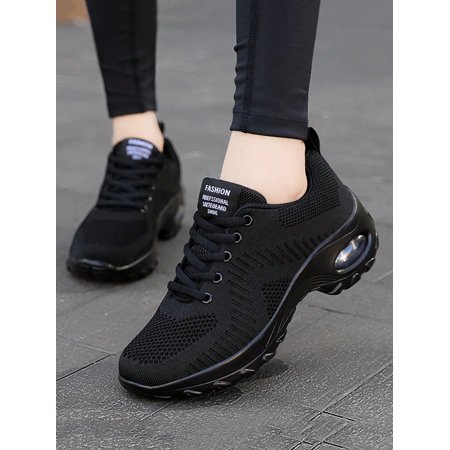 Women‘s Breathable Comfortable Sport Shoes With Air Cushion Sole Lightweight Slip Resistant Black Running Shoes Casual Walking Shoes
Women‘s Breathable Comfortable Sport Shoes With Air Cushion Sole Lightweight Slip Resistant Black Running Shoes Casual Walking Shoes