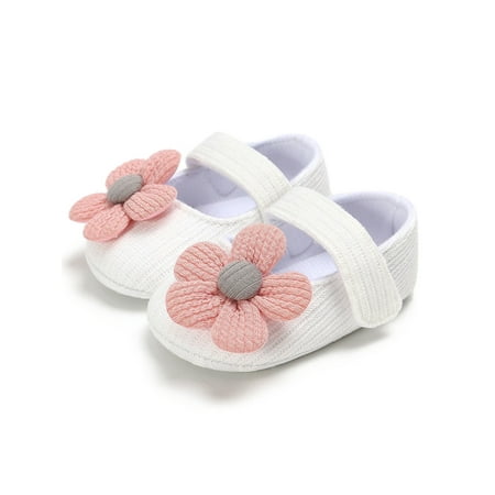 Eloshman Infant Flats Bowknot Dress Shoes Magic Tape Mary Jane Daily Lightweight Soft Sole Walking Moccasins Sweet Crib Shoe White 6C
Eloshman Infant Flats Bowknot Dress Shoes Magic Tape Mary Jane Daily Lightweight Soft Sole Walking Moccasins Sweet Crib Shoe White 6C