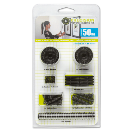Precision Picture Hanging Kit 12 Picture Kit