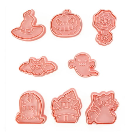 HIABIO Halloween Series Cookie Cutters Cookie Dessert and Fondants Biscuit Moulds Plastic Cookie Cutters for Halloween Festival
HIABIO Halloween Series Cookie Cutters Cookie Dessert and Fondants Biscuit Moulds Plastic Cookie Cutters for Halloween Festival