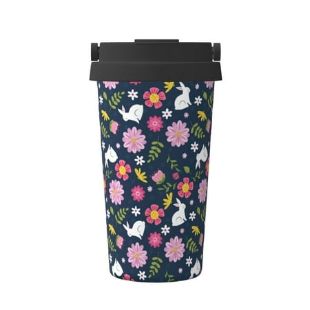Pofeuu Floral Rabbit Print Coffee Mug Iced Coffee Tumbler Cup Double Wall Vacuum Leak-Proof Thermos Mug CoffeeThermos Travel Mug
Pofeuu Floral Rabbit Print Coffee Mug Iced Coffee Tumbler Cup Double Wall Vacuum Leak-Proof Thermos Mug CoffeeThermos Travel Mug