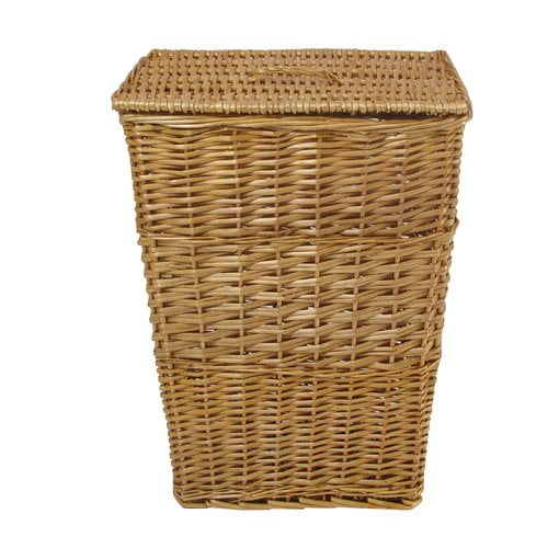 Rectangular Willow Hamper - Honey