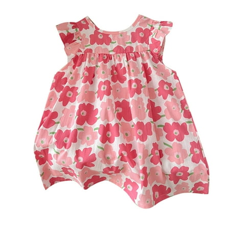 Kids Toddler Baby Girls Dress Spring Summer Flower Print Sleeveless Princess Dress Baby Girl Clothes
Kids Toddler Baby Girls Dress Spring Summer Flower Print Sleeveless Princess Dress Baby Girl Clothes