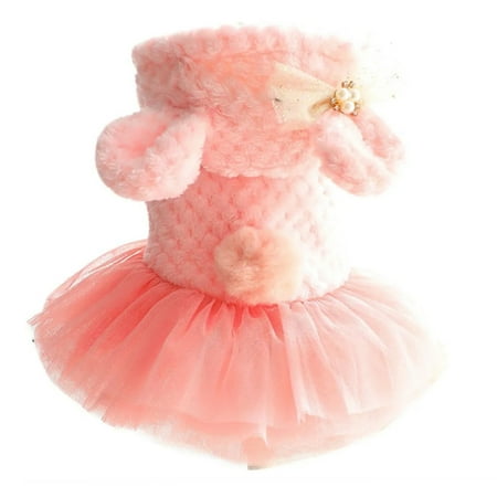 Cat dress dog cotton padded jacket soft cute bear puffy skirt pet warm comfortable skirt 
Cat dress dog cotton padded jacket soft cute bear puffy skirt pet warm comfortable skirt