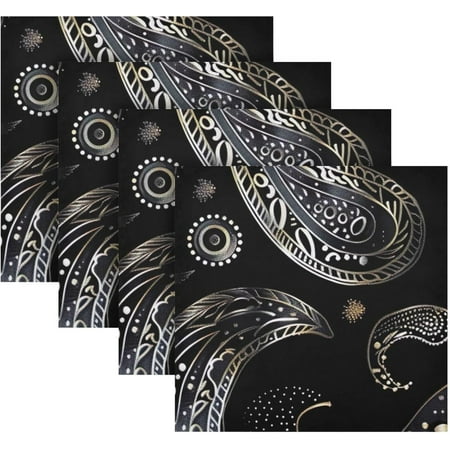 BESTKITTY Vintage Feathers Cloth Napkins Set of 1 Oversized Washable Reusable Polyester Dinner Table Napkins for Home Holiday Wedding Party 20 x 20 Inch
BESTKITTY Vintage Feathers Cloth Napkins Set of 1 Oversized Washable Reusable Polyester Dinner Table Napkins for Home Holiday Wedding Party 20 x 20 Inch