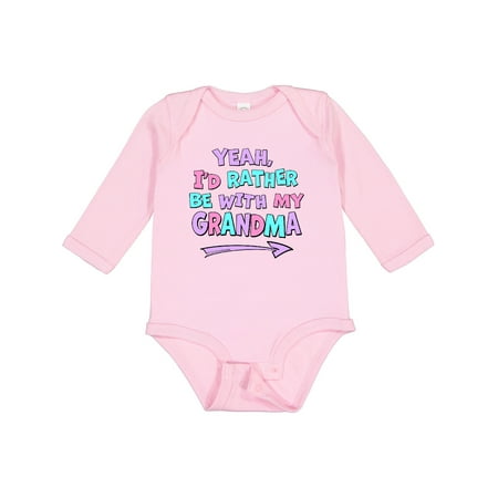 Inktastic Yeah I d Rather be with My Grandma in Pink Blue and Purple Boys or Girls Long Sleeve Baby Bodysuit
Inktastic Yeah I d Rather be with My Grandma in Pink Blue and Purple Boys or Girls Long Sleeve Baby Bodysuit