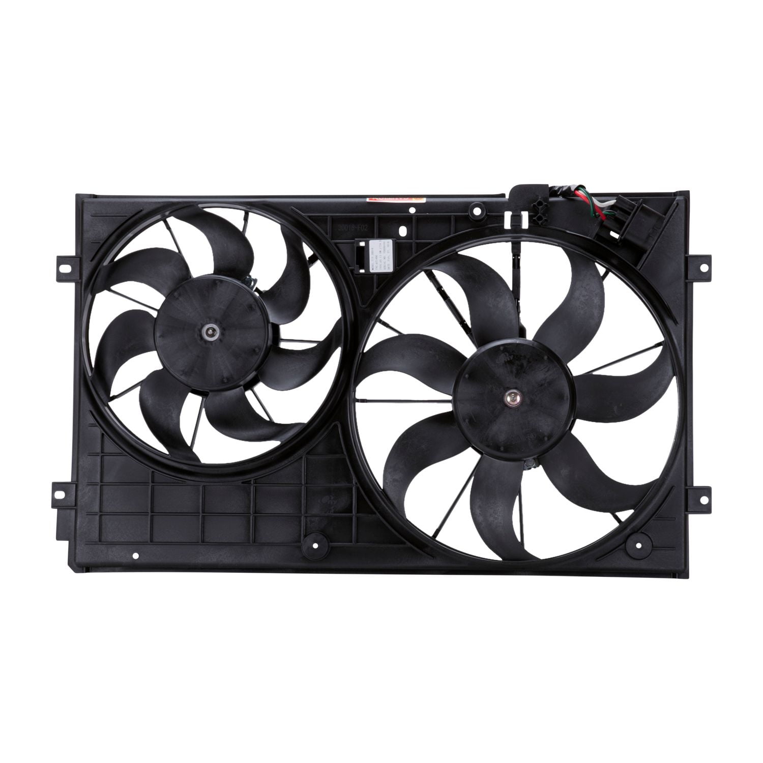 Tyc Dual Radiator And Condenser Fan Assembly For