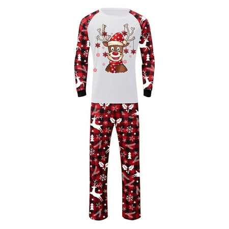 TZNBGO Women Clothes Parent-child Attire Christmas Suits Patchwork Plaid Printed Homewear Round Neck Long Sleeve Pajamas Two-piece Mom Sets
TZNBGO Women Clothes Parent-child Attire Christmas Suits Patchwork Plaid Printed Homewear Round Neck Long Sleeve Pajamas Two-piece Mom Sets
