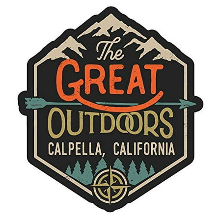 Calpella California The Great Outdoors Design 4-Inch Magnet