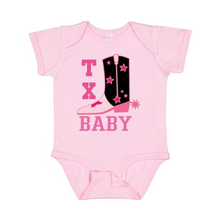 Inktastic Pink Texas Cowboy Baby Gift Baby Girl Bodysuit