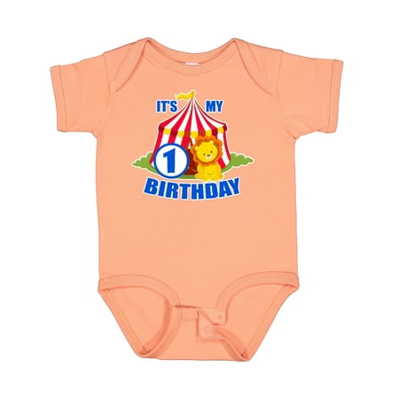 Inktastic Its My Birthday Circus Tent with Lion 1 Year Old Gift Baby Boy or Baby Girl Bodysuit
Inktastic Its My Birthday Circus Tent with Lion 1 Year Old Gift Baby Boy or Baby Girl Bodysuit