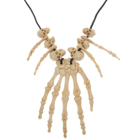 NUOLUX Vintage Skull Head and Hand Bone Pendant Necklace for Cosplay Halloween Fancy Party Dress Up Costume
NUOLUX Vintage Skull Head and Hand Bone Pendant Necklace for Cosplay Halloween Fancy Party Dress Up Costume