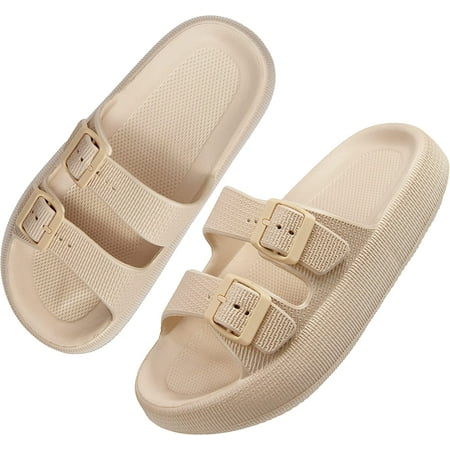 I FAMURAY Women Men Pillow Sandals Thick Sole Adjustable Buckles EVA Cloud Slides Slippers
I FAMURAY Women Men Pillow Sandals Thick Sole Adjustable Buckles EVA Cloud Slides Slippers