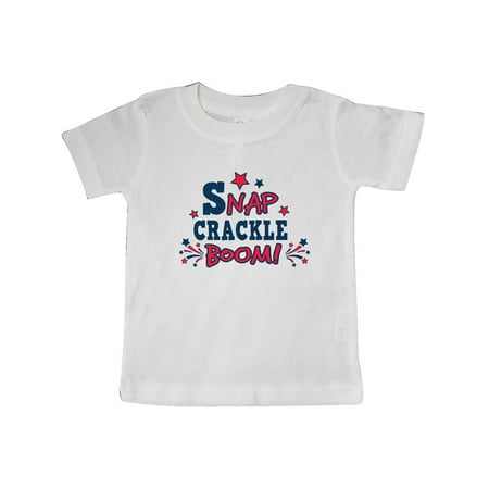 Inktastic 4th of July Snap Crackle Boom with Red and White Fireworks Gift Baby Boy or Baby Girl T-Shirt
Inktastic 4th of July Snap Crackle Boom with Red and White Fireworks Gift Baby Boy or Baby Girl T-Shirt