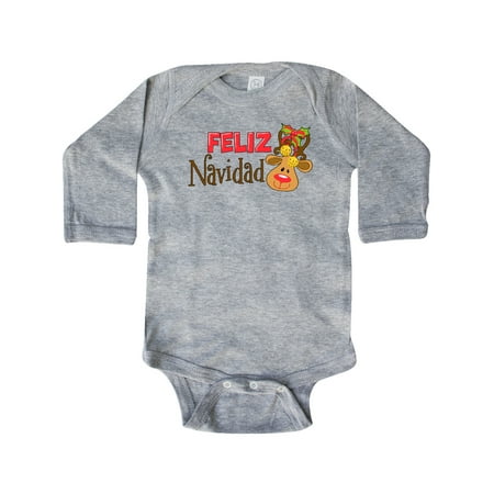 Inktastic Christmas Feliz Navidad with Cute Reindeer Gift Baby Boy or Baby Girl Long Sleeve Bodysuit
Inktastic Christmas Feliz Navidad with Cute Reindeer Gift Baby Boy or Baby Girl Long Sleeve Bodysuit