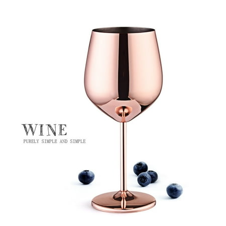 VeliToy Stainless Steel Goblet Red Wine Glass Drop-Resistant Drum Type Copper Plated Wine Glass(Rose Gold)
VeliToy Stainless Steel Goblet Red Wine Glass Drop-Resistant Drum Type Copper Plated Wine Glass(Rose Gold)