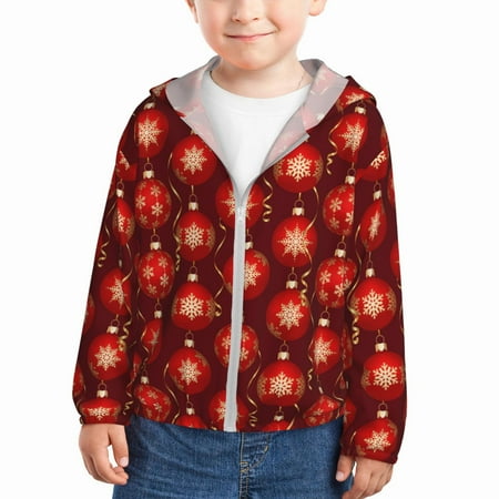 Goofa Christmas Red Balls Printed Kids Zip-Up Hoodie Girls Boys UPF50+ Sun Protection Jacket Hooded Cooling Shirt-3 Years
Goofa Christmas Red Balls Printed Kids Zip-Up Hoodie Girls Boys UPF50+ Sun Protection Jacket Hooded Cooling Shirt-3 Years