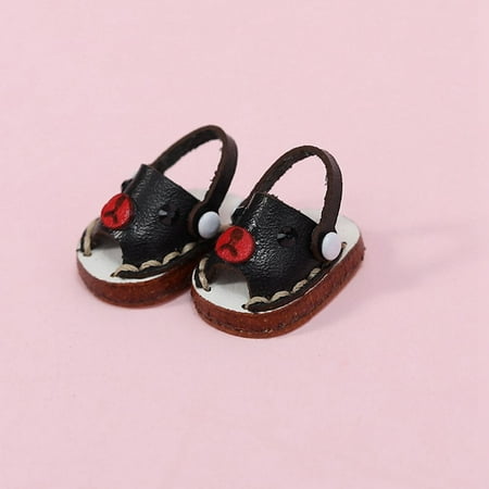 For obitsu11GSCbody9OB11 Cute Handmade for 1/12BJD Doll Cowhide Dolls Shoes Casual Bear Slippers Doll Sandals Leather Shoes 3
For obitsu11GSCbody9OB11 Cute Handmade for 1/12BJD Doll Cowhide Dolls Shoes Casual Bear Slippers Doll Sandals Leather Shoes 3